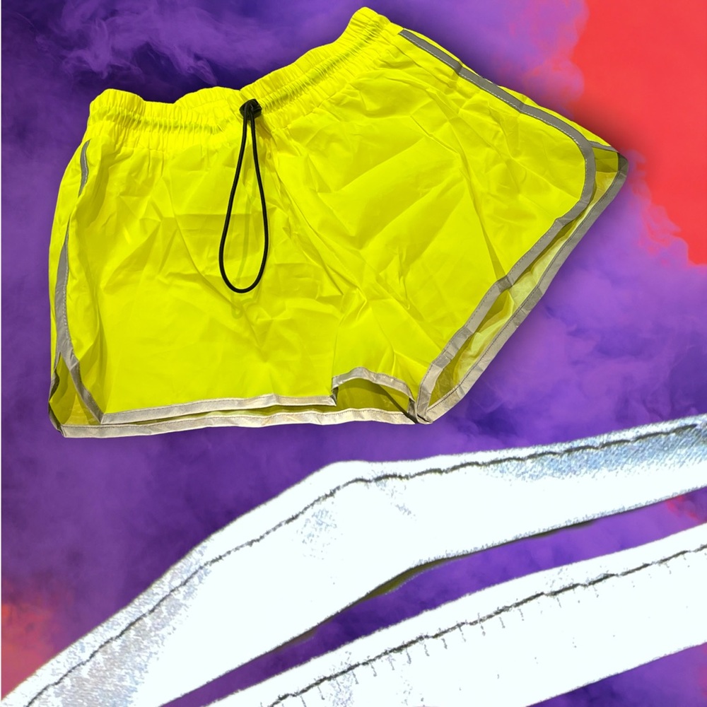 ✨ Neon track/workout shorts
